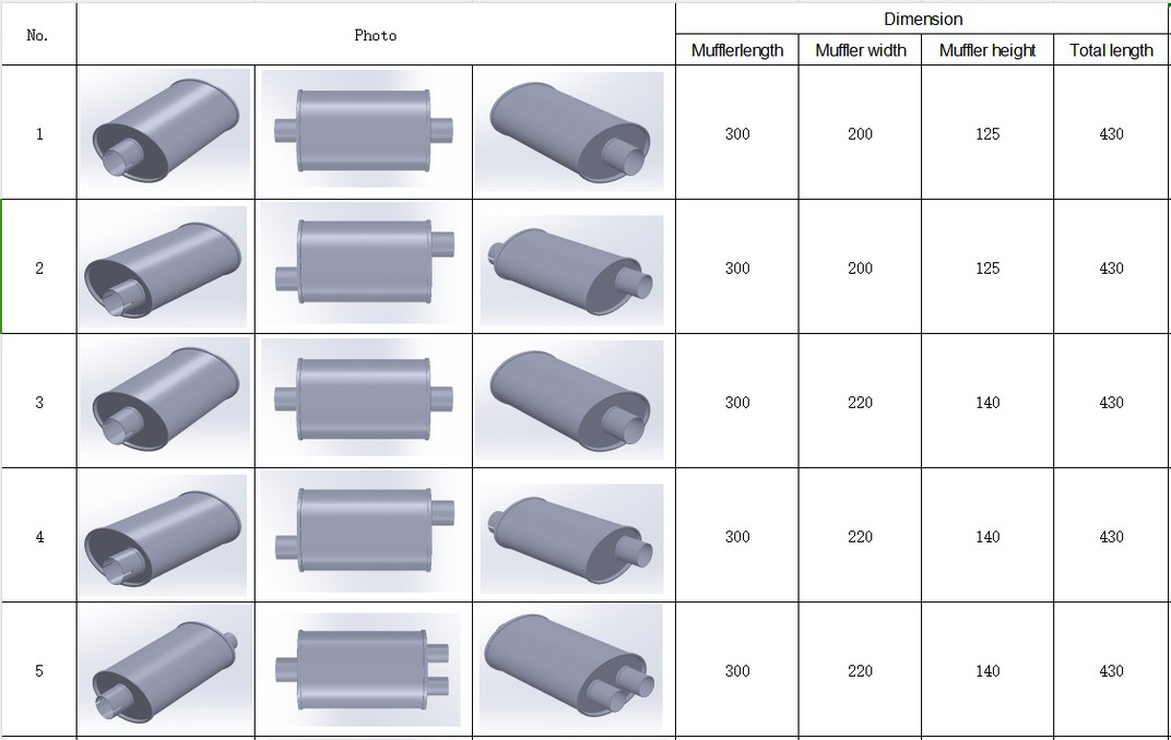 exhaust universal muffler size exhaust universal muffler size